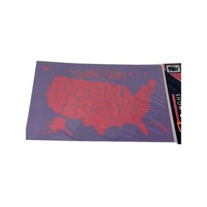 NEW show off craft decorative stencils 1 sheet USA UNITED STATES